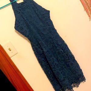 Francescas teal lace dress!